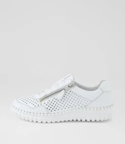 Women SUPERSOFT Comfort|Sneakers-Gratitude White Leather Sneakers