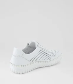 Women SUPERSOFT Comfort|Sneakers-Gratitude White Leather Sneakers