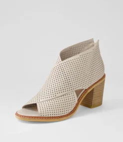 Women TOP END Heels-Greeca Stone Leather Sandals