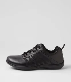 Women COLORADO Comfort|Sneakers-Greer Black Leather Sneakers