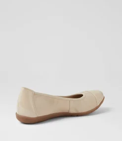 Women SUPERSOFT Comfort|Flats-Hallies Almond Patent Leather Ballet Flats