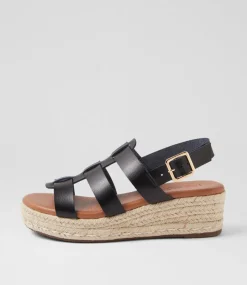 Women I LOVE BILLY Heels|Sandals-Hansi Black Sandals