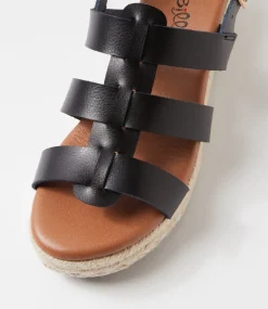 Women I LOVE BILLY Heels|Sandals-Hansi Black Sandals