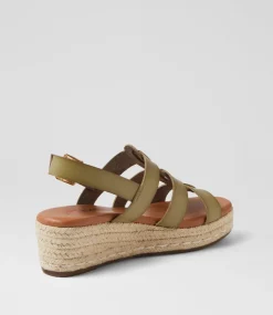 Women I LOVE BILLY Heels|Sandals-Hansi Khaki Sandals