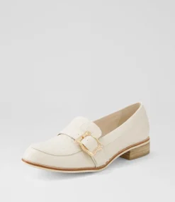Women I LOVE BILLY Flats-Hasha Latte Weave Emboss Flat Shoes