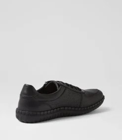 Women COLORADO Comfort|Sneakers-Hey Black Leather Sneakers