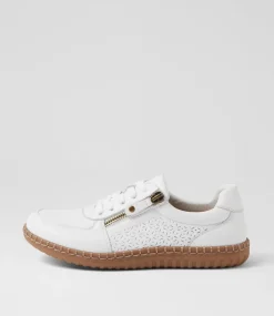 Women COLORADO Comfort|Sneakers-Hey White Gum Leather Sneakers