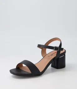 Women I LOVE BILLY Heels|Sandals-Heyyo Black Sandals