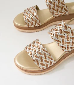 Women I LOVE BILLY Heels|Sandals-Hikine Metallic Multi Sandals