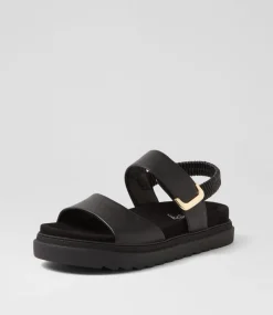 Women I LOVE BILLY Flats|Sandals-Hirish Black Sandals