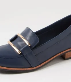 Women I LOVE BILLY Loafers|Flats-Hisho Navy Loafers