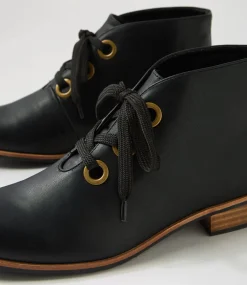 Women I LOVE BILLY Boots-Hissel Black Ankle Boots