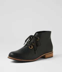 Women I LOVE BILLY Boots-Hissel Black Ankle Boots