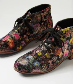 Women I LOVE BILLY Boots-Hissel Majestic Velvet Ankle Boots