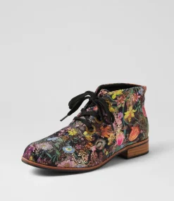 Women I LOVE BILLY Boots-Hissel Majestic Velvet Ankle Boots