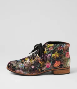 Women I LOVE BILLY Boots-Hissel Majestic Velvet Ankle Boots