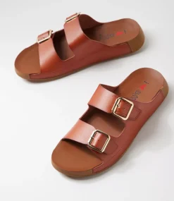 Women I LOVE BILLY Flats|Sandals-Hivine Tan Sandals
