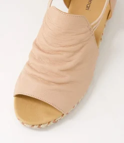 Women DIANA FERRARI Espadrilles|Wedges-Hlensia Dark Nude Multi Rope Leather Sandals