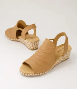 Women DIANA FERRARI Espadrilles|Wedges-Hlensia Light Tan Multi Rope Leather Sandals