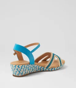 Women DIANA FERRARI Sandals|Heels-Hobarts Cobalt Multi Sandals