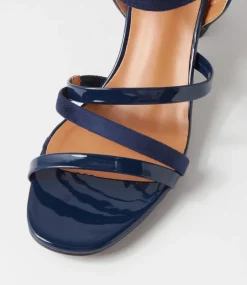 Women I LOVE BILLY Heels|Sandals-Hodor Navy Mix Sandals
