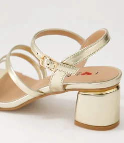 Women I LOVE BILLY Heels|Sandals-Hodor Pale Gold Sandals