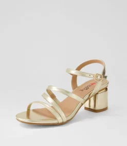 Women I LOVE BILLY Heels|Sandals-Hodor Pale Gold Sandals