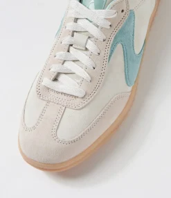 Women SKECHERS Sneakers-Hotshot For The Win Natural Aqua Microsuede Sneakers