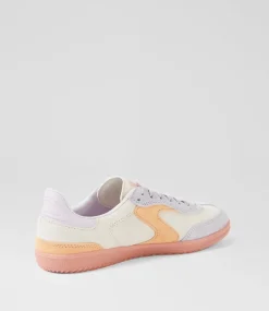 Women SKECHERS Sneakers-Hotshot For The Win Natural Multi Microsuede Sneakers