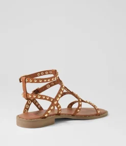 Women I LOVE BILLY Flats|Sandals-Howie Tan Sandals