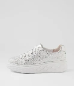 Women TOP END Sneakers-Iannah Silver Multi Sneakers