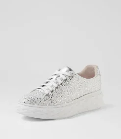 Women TOP END Sneakers-Iannah Silver Multi Sneakers