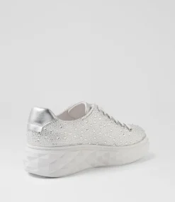 Women TOP END Sneakers-Iannah Silver Multi Sneakers