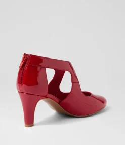 Women I LOVE BILLY Heels-Ichiko W Cherry Patent Pu Pump Heels