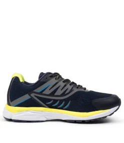 LYNX Sport School Shoes|Junior School Shoes-ICLIPSE JNR BLUE-YELLOW