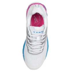 LYNX Sport School Shoes|Junior School Shoes-ICLIPSE JNR WHITE-AQUA