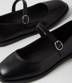 Women I LOVE BILLY Flats-Iesha Black Flat Shoes