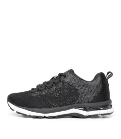 LYNX Sport School Shoes|Junior School Shoes-IGNITE JNR BLACK-WHITE