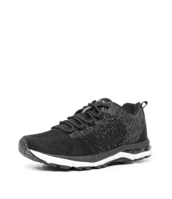 LYNX Sport School Shoes|Junior School Shoes-IGNITE JNR BLACK-WHITE