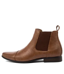 UNCUT Boots|Dress Shoes-INCA TAN SMOOTH