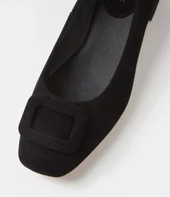 Women DIANA FERRARI Dress|Heels-Indiarna Black Suede Heels