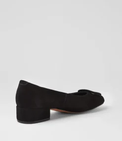 Women DIANA FERRARI Dress|Heels-Indiarna Black Suede Heels