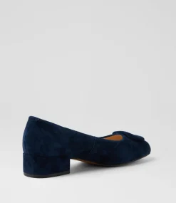 Women DIANA FERRARI Dress|Heels-Indiarna Navy Suede Heels
