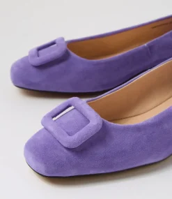 Women DIANA FERRARI Dress|Heels-Indiarna Violet Suede Heels