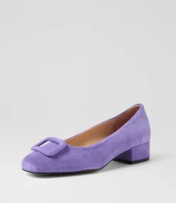 Women DIANA FERRARI Dress|Heels-Indiarna Violet Suede Heels