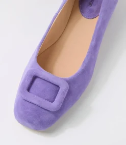 Women DIANA FERRARI Dress|Heels-Indiarna Violet Suede Heels