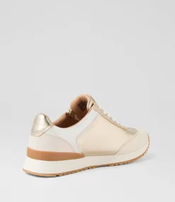 Women DIANA FERRARI Sneakers-Ingryd Gold Metallic Leather Sneakers