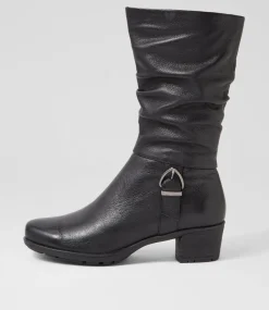 Women SUPERSOFT Boots|Comfort-INIS SU BLACK LEATHER