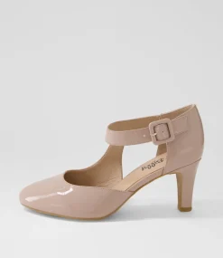 Women I LOVE BILLY Heels-Inori W Taupe Patent Pu Heels