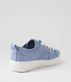 Women I LOVE BILLY Sneakers-Isaiah Chambray Blue Canvas Sneakers